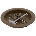 Product Image of 6" Steel Round Duct Ring w/ Butterfly Damper (Brown)