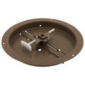 Product Image of 8" Steel Round Duct Ring w/ Butterfly Damper (Brown)