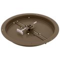 Product Image of 10" Steel Round Duct Ring w/ Butterfly Damper (Brown)