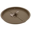 Product Image of 14" Steel Round Duct Ring w/ Butterfly Damper (Brown)