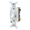 Product Image of Double Pole Commercial Toggle Switch, 15A, Side Wired - White (120/277V)