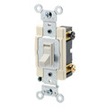 Product Image of 4-Way Framed Commercial Toggle Switch, 20A, Light Almond (120/277V)