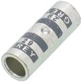 Product Image of Two-Way Standard Barrel Copper Splice Connector, Wire Size 4 AWG (Gray)