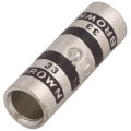 Product Image of Two-Way Standard Barrel Copper Splice Connector, Wire Size 2 AWG (Brown)