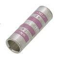 Product Image of Two-Way Standard Barrel Copper Splice Connector, Wire Size 1/0 AWG (Pink)