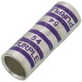 Product Image of Two-Way Standard Barrel Copper Splice Connector, Wire Size 4/0 AWG (Purple)