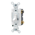 Product Image of 4-Way, Side Wired, Framed Toggle Switch, 20A - White (120/277V)