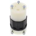 Product Image of Industrial Grade Connector, 20A, NEMA 6-20R - Black/White (250V)
