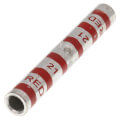 Product Image of Two-Way Long Barrel Copper Splice Connector, Wire Size #8 AWG, (Red)