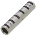 Product Image of Two-Way Long Barrel Copper Splice Connector, Wire Size #2 AWG, (Brown)