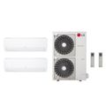 Product Image of 54,000 BTU, R-32, 20.6 SEER2 Ductless Two Zone Heat Pump Package (24+24)