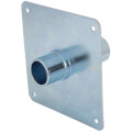 1/2" CTS Straight Floor Sleeve Support w/ Short Tube Protector