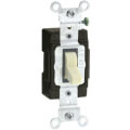 Product Image of Single-Pole Lighted Handle, LIT WHEN OFF Switch, 15A - Ivory (120V)