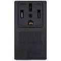 Product Image of Industrial Grade Surface Mounting Straight Blade Power Receptacle, 3P, 50A, NEMA 14-50R - Black (125/250V)