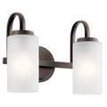 Product Image of Kennewick 1 Light Wall Sconce w/ Etched Glass (Olde Bronze)