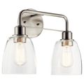 Product Image of Meller 15" 2 Light Vanity Light w/ Clear Glass (Black)