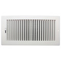 Product Image of 14" x 6" (Wall Opening Size) White Two-Way Plastic Sidewall/Ceiling Register (RZ682 Series)