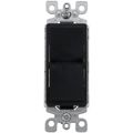 Product Image of Single-Pole Decora Rocker Light Switch - Black (120V)