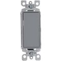 Product Image of Single-Pole Decora Rocker Light Switch - Gray (120V)