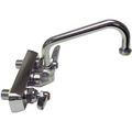 Product Image of Workboard Faucet, Wall Mount, 4" Centers, 6" Swing Nozzle, Lever Handles, B-1115