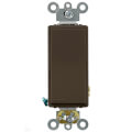 Product Image of Single-Pole Decora Plus Rocker Switch, Commercial Grade - Brown (120/277V)