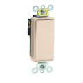 Product Image of Single Pole Decora Plus Rocker Light Switch, Commercial Grade, 20A - Light Almond (120/277V)