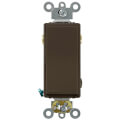 Product Image of 3-Way Decora Plus Rocker Light Switch, Commercial Grade - Brown (120/277V)