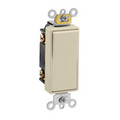 Product Image of 3-Way Decora Plus Rocker Light Switch, Commercial Grade, 20A - Ivory (120/277V)