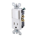 Product Image of Single-Pole Decora Combination Switch & Receptacle - White (120V)