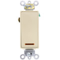 Product Image of Single-Pole Decora Plus Illuminated Switch, Commercial Grade - Ivory (120V)