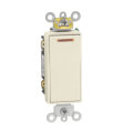 Product Image of 3-Way Decora Plus Illuminated Light Switch, Commercial Grade, 20A - Light Almond (120V)
