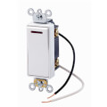 Product Image of 3-Way Decora Plus Rocker Pilot Light, Illuminated On, Commercial Grade, 20A - White (277V)