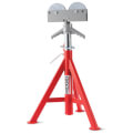 RJ-98 Roller Head Low Pipe Stand, Adjustable, 24" to 42"