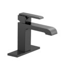 Product Image of Ara Single Handle Bathroom Faucet, w/ Metal Pop Up (Matte Black), 567LF-BLMPU