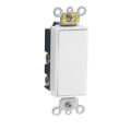 Product Image of Single Pole Double Throw, Decora Maintained Contact Switch, 15A - White (120/277V)