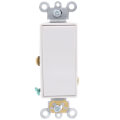Product Image of Single-Pole Decora Plus Rocker Light Switch, Commercial Grade - White (120/277V)