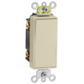 Product Image of 3-Way Decora Plus Rocker Light Switch, Commercial Grade - Ivory (120/277V)