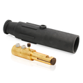 Product Image of 17 Series Plug, Male, 600A Max, 600 Volt, Double Set Screw Termination, 350-500 MCM Cable Range (Black)