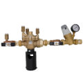 Product Image of 3/4" Threaded 574 Brass RPZ Backflow Preventer & AutoFill Combo w/ Gauge (Low Lead)