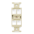 Product Image of Quickport, Duplex Type 106 Insert, 4-port (Ivory)