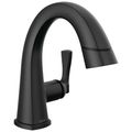 Product Image of Stryke 1 Handle Pull Down Bathroom Faucet (Matte Black), 577-BLPD-DST