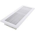 4" x 12" (Wall Opening Size) White Floor Register (350 Series)