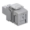 Product Image of Quickport, Multimode Simplex Sc Fiber Optic Adapter Module, Phosphor Bronze (Gray)