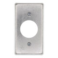 Product Image of 4" x 2-1/8" x 1/4" Raised Utility Box Cover for Single Flush Receptacle