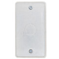 Product Image of 4" x 2-1/8" x 1/4" Raised Utility Box Cover w/ 1/2" Knockout