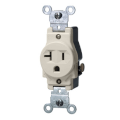 Product Image of Narrow Body Single Receptacle, 20A, NEMA 5-20R - Light Almond (125V)