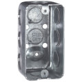 Product Image of 4" x 2-1/8" x 1-1/2" Single-Gang Utility Box w/ 1/2" Knockouts