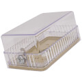 Product Image of 5-3/4" x 3-1/2" x 2-3/4" Clear Plastic Thermostat Guard with Two Bases