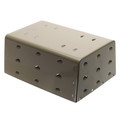 Product Image of 6" x 4" x 3" Steel Thermostat Guard with Ring Base (Beige Steel)