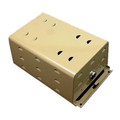 Product Image of 6" x 4" x 3" Steel Thermostat Guard with Two Bases (Beige Steel)
